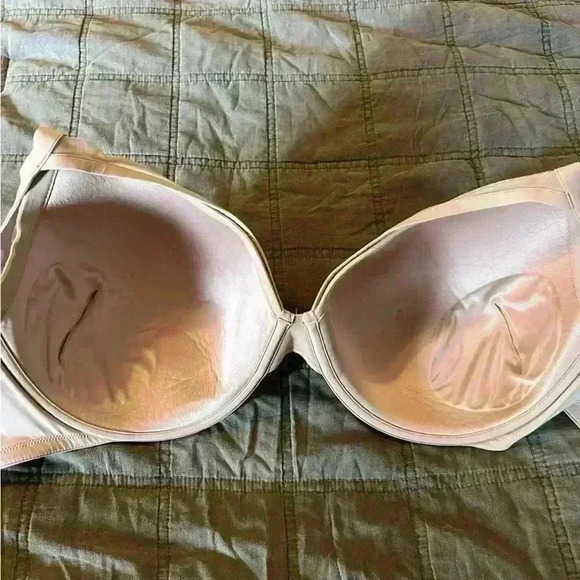 Third Love - Classic Contour Plunge Bra - 42F Color Taupe - Picture 4 of 5